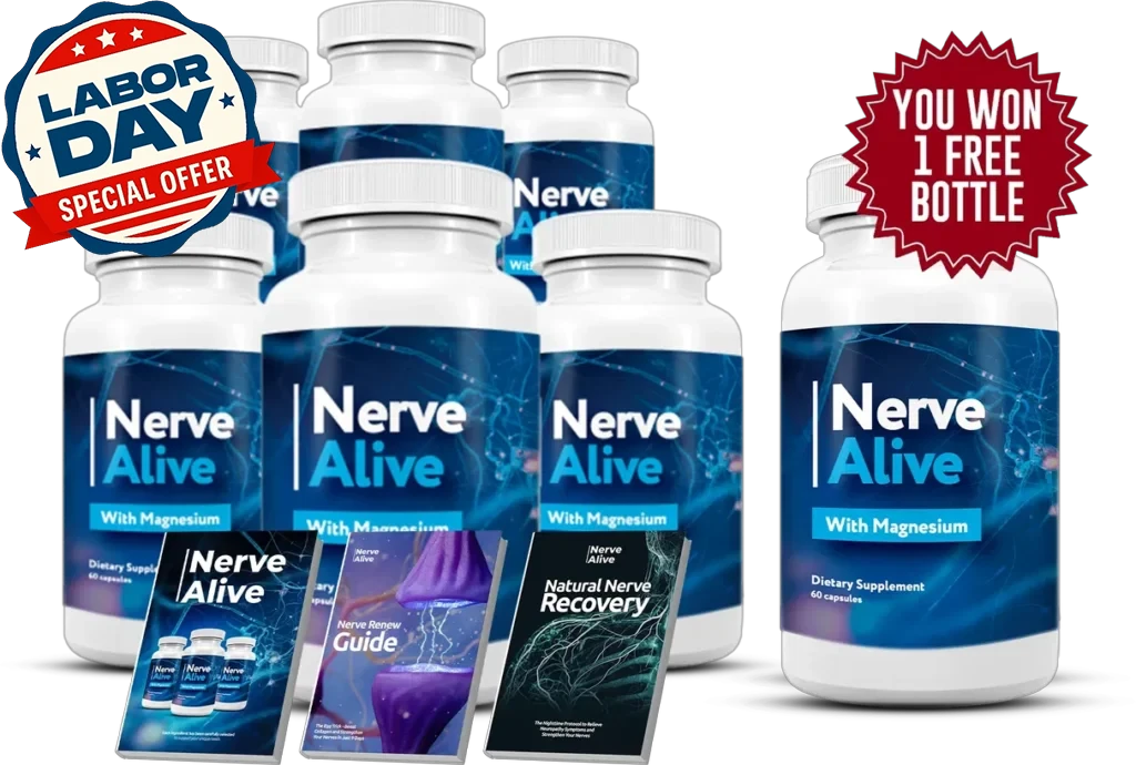 Multiple NerveAlive Supplement Bottles Package - Official Microglia Formula
